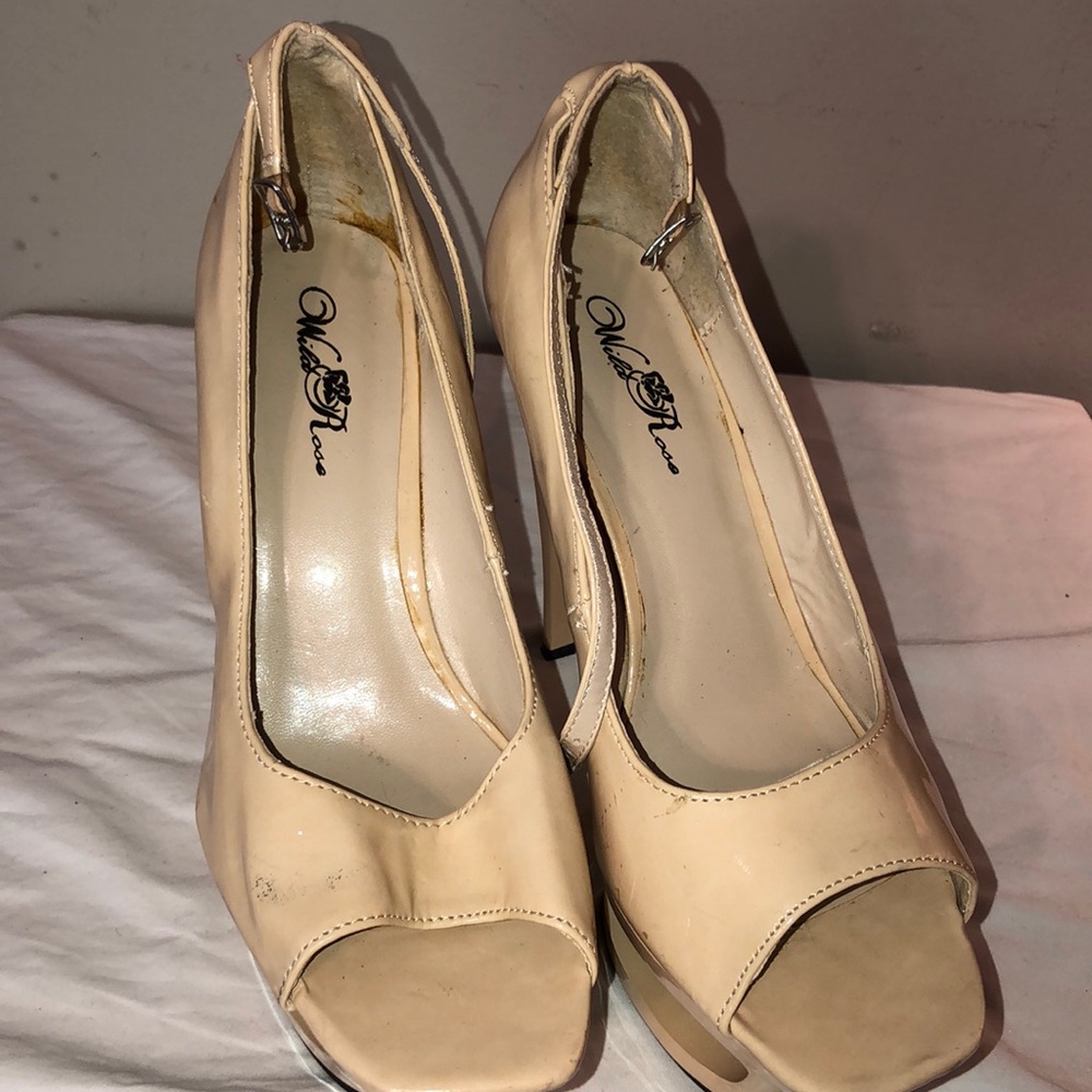 tan heels 5 inch